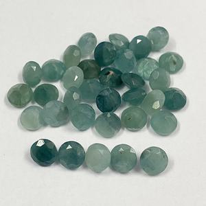 7mm naturel Grandidierite à facettes rond brillant coupe guérison pierres précieuses en vrac tendance en vrac pierres précieuses polies pour la fabrication de bijoux - Product Image 1