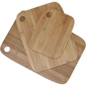 Planche à découper en bois 11x5,1 pouces avec poignée, bloc de découpe rectangulaire de 0,6 pouce d'épaisseur, avec ensemble personnalisé de planches à fruits, légumes et fromages - Product Image 5