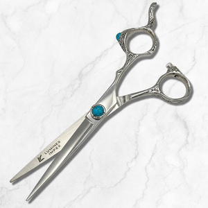 NYBL-55 5.5inch Straight <b>Left</b>-<b>handed</b> <b>Scissors</b> JAPAN 440C Sharp 58-59HRC Hardness Stainless Steel Handle Barber Shears Hair 28 - Product Image 3