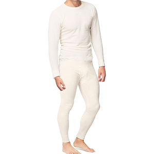Ropa Interior Térmica de Algodón Transpirable de Primera Calidad para Hombre, Cuello Redondo, Estampada, Sin Costuras, Estilo Moderno para Ciclismo y Yoga - Product Image 1