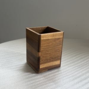 ชุดอุปกรณ์รองแก้วชาเรซิ่นลายสน งานฝีมือไม้ - Product Image 3