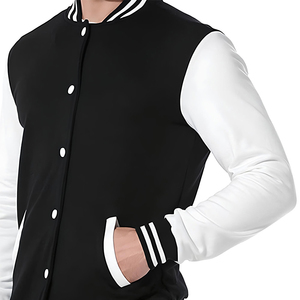 Chaquetas Varsity para Hombre de la Mejor Calidad a Precio de Mayoreo, Chaquetas Varsity Personalizadas Cómodas y Cálidas para Invierno con Mangas Largas - Product Image 4