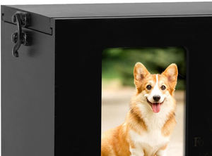 Urna Conmemorativa Moderna de Madera para Cenizas de Perro, Urnas de Recuerdo para Mascotas, Venta al Por Mayor - Product Image 5