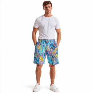 Shorts d'entraînement et de compétition MMA et Kickboxing pour hommes, personnalisés par sublimation, shorts de cuisse pour hommes - Product Image 2