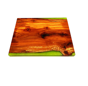 Planche à découper en résine époxy colorée et en bois pour couper les fruits, les légumes, la viande, planche à découper artisanale personnalisée pour ustensiles de cuisine - Product Image 6