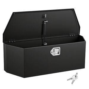 Cassetta Portautensili in Acciaio Robusta e Chiudibile a Chiave per Rimorchio 36" X 12.3" X 12" Organizzatore per Stoccaggio con Chiavi - Product Image 1
