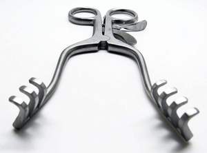 Steel Manual Surgical Instrument Self Retaining Blunt 3x4 Retractor for Controlled Tissue Retraction Surgery By <b>Blush</b> Surgical - Product Image 4