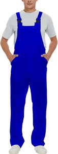 Salopette de travail bleu marine à bretelles réglables, uniforme de soudage robuste pour hommes - Product Image 5