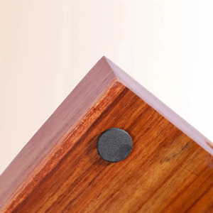 Plateau de service et de rangement en bois sculpté à la main, design rectangulaire moderne, bordure florale, finition bois naturel, qualité alimentaire, durable pour la table - Product Image 3