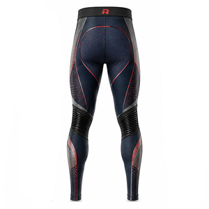 Leggings de moto durables avec tissu extensible flexible, soutien par compression, tissu respirant, design ajusté. - Product Image 5