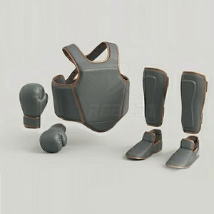 Ensemble de Taekwondo - Équipement d'entraînement en cuir pour arts martiaux, léger et confortable, personnalisable pour des séances de pratique sécurisées - Product Image 6