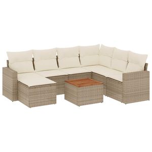 Set Divano da Giardino Beige per Arredamento Esterno - Product Image 2