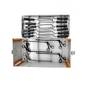 Juego de Instrumentos de Alta Calidad para Columna Lumbar, Acero Inoxidable, Fuente de Alimentación Manual, Uso en Cirugía General - Product Image 1