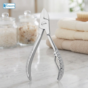 Coupe-ongles professionnel en acier inoxydable à lames concaves à ressort, mâchoire plate de 12,5 mm, outil à ongles à lame pointue - Product Image 2