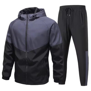 Survêtement d'hiver personnalisé, coupe ajustée, imperméable, respirant, léger, polyester/nylon, unisexe, sportif, pour la course à pied et l'entraînement - Product Image 1