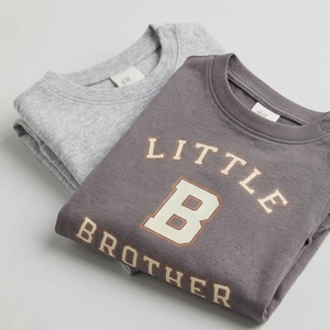 Ropa de Bebé para Verano, Camisetas Lisas con Mangas Abullonadas para Niños Pequeños - Product Image 6