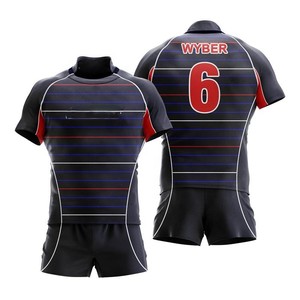 Custom Sublimated Rugby Jersey Custom Made Team Uniform Breathable OEM ODM Wholesale Manufacturer - Product Image 1