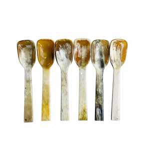 Handmade Buffalo Horn Spoon Eco-Friendly Natural Craft Polished Durable Home Decoration Modern Angel Design Wedding Gift NOUSHAD - Product Image 3
