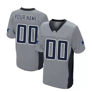 2023 concevez votre propre camiseta de futbol américain vierge en gros personnalisé maillot de Football américain chemise imprimée par sublimation - Product Image 3