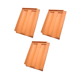 Tejas para Techo Impermeables para Exteriores, Tradicionales, Dobles Romanas, de Arcilla, TUILDONAI N10.2 - Product Image 1