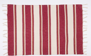 Floral Cotton Kitchen <b>Rug</b> Rectangle Farmhouse Style Handloom Flat Weave Reversible Backing Washable Indoor Use - Product Image 4