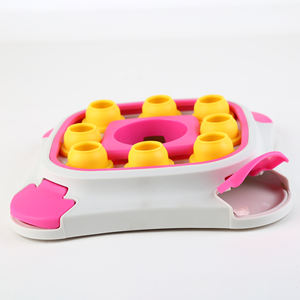 Jouet Puzzle Carré Interactif en Plastique pour Alimentation Lente et Entraînement d'Exercice pour Animaux de Compagnie - Product Image 3