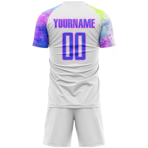 Adult Soccer Jersey Team Custom Uniforms for 2026 USA and Europe Market Breathable Printed Design <b>Kit</b> 2026 - Product Image 3