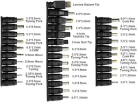 Connecteurs universels DC, Kit de 34 pièces pour chargeur d'ordinateur portable, embouts d'alimentation DC, prise femelle 5.5x2.1mm à prise mâle 5.5x2.1mm