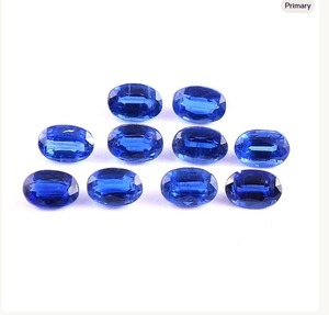 Lot de pierres précieuses en cyanite bleue, taille ovale, 6x4mm, 7x5mm, 8x6mm, pierres bleues profondes facettées pour la fabrication de bijoux fins, fabrication de pendentifs - Product Image 1