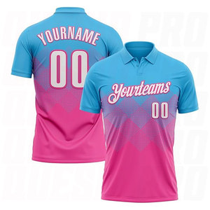 Camisetas de Golf con Degradado Personalizado, Camisetas de Bolos, Camisetas Personalizadas para Empresas, Uniformes Deportivos de Tenis, Sublimación y Bordado - Product Image 1