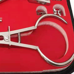 Universal Dental Rubber Dam Kit with Complete Isolation Instruments Rubber Dam <b>Frame</b> Punch <b>Clamp</b> Forceps Assorted <b>Clamps</b> - Product Image 2