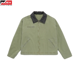 Veste de travail en toile très demandée, uniforme de travail robuste, design multi-poches, fourniture directe d'usine - Product Image 1