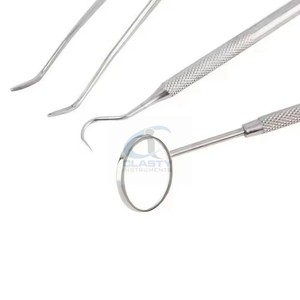 Ensemble d'instruments de restauration dentaire manuels en 3 pièces, certifiés CE, en acier inoxydable de classe II - Product Image 6