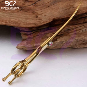 Tijeras de peluquería de alta calidad con tensión ajustable, de acero antioxidante, ligeras y de filo afilado para uso en salón y hogar. - Product Image 4