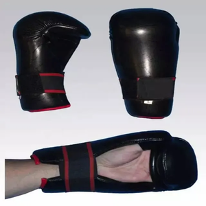 Guantes de Ciclismo Profesionales de Cuero Personalizados de Alta Calidad, Semicontacto, con Entresuela de Cuero PU y Cierre de Gancho y Bucle - Product Image 3