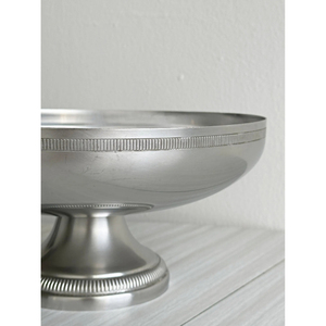 Ensemble de saladiers décoratifs en métal argenté, style américain, écologique, vaisselle polie - Product Image 2