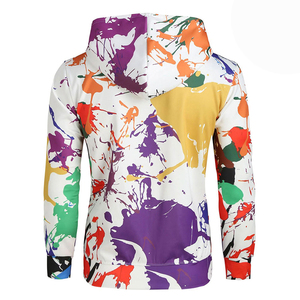 Sweat-shirts à capuche surdimensionnés en sublimation, logo personnalisé, épaules tombantes, 100 % polyester, respirants pour hommes, en vente - Product Image 6