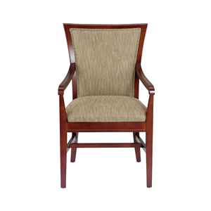 Fauteuil rembourré en bois massif pour la maison, le bureau, l'hôtel, le restaurant, sièges confortables en tissu, utilisation en intérieur, meubles de style - Product Image 1