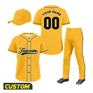 Ensemble uniforme de baseball MRI Made, maillot blanc avec impression de ville, casquette orange 24 Michalowski, polyester respirant, ensembles de vêtements de sport pour hommes - Product Image 6