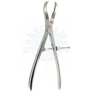 Pinza de reducción ósea premium de acero inoxidable para ortopedia, instrumento de reducción de fracturas con bloqueo rápido, reutilizable, CE - Product Image 1