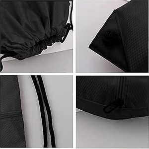 Bolsa Deportiva Básica con Cordón, Mochila de Gimnasio, Bolsa de Viaje, Bolsa de Playa, Bolsa de Compras de Malla, Se Acepta Logotipo Personalizado - Product Image 6