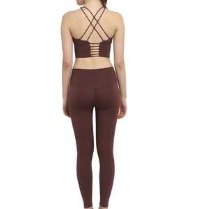 Ensemble de yoga sans couture pour femme : soutien-gorge de sport et legging, tenue de gym à séchage rapide, vêtements de sport effet seconde peau, tenue de fitness respirante - Product Image 5