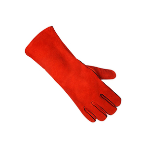 ถุงมือเชื่อมทิกหนังวัวแท้คุณภาพพรีเมียม SAFETY SPECTRUM รุ่นวินเทจ ปรับแต่งสีโลโก้ได้ เป็นมิตรต่อสิ่งแวดล้อม ระบายอากาศได้ดี ป้องกันโลหะหลอม - Product Image 4