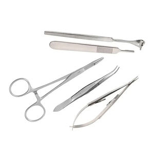 New Stainless Steel Large Animal Eye Surgery Kit of 7Pcs Manual CE Certified to Treat Eye Disorders in Animals by <b>Blush</b> Surgical - Product Image 4