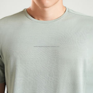 Nardon เสื้อยืดผู้ชายผ้าทอคอตตอน100% เข้ารูปหลวมเป็นมิตรกับสิ่งแวดล้อม - Product Image 5