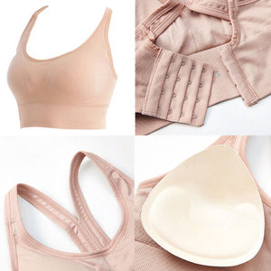 Top Deportivo Personalizado de Cuatro Vías Elásticas para Mujer, Tallas S, M, L, Espalda Cruzada, Liso, para Gimnasio, Fitness, Entrenamiento, Sujetador Deportivo - Product Image 2