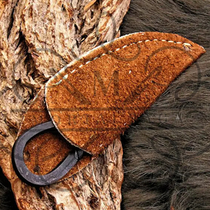 Cuchillo de Cinturón Medieval MORTAL SAGA, Cuchillo Vikingo para el Cuello, Forjado a Mano en Acero Inoxidable, Multifuncional para Viajes y Camping - Product Image 6