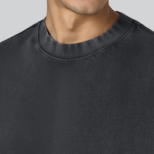 Camiseta de Hombre Más Vendida, Transpirable, con Lavado Ácido, de Secado Rápido, Estilo Urbano y para Uso Diario, Tela de Algodón Suave - Product Image 3