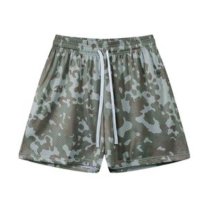 Shorts de basket-ball en mesh avec motif d'icône éclair par sublimation, respirants, en tissu double couche, athlétiques, pour hommes, streetwear. - Product Image 6