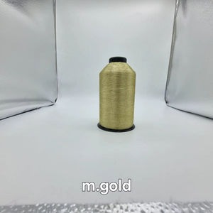 Hilo Metálico Plateado de Alta Tenacidad SHREE VIDHATA JARI 110D 5900 Metros, Hilo Dorado para Bordado Texturizado en la Industria Textil - Product Image 2